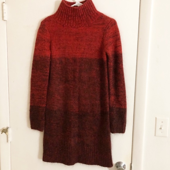 Rag & Bone Melina Sweater Dress fiery red ombre - Picture 4 of 7